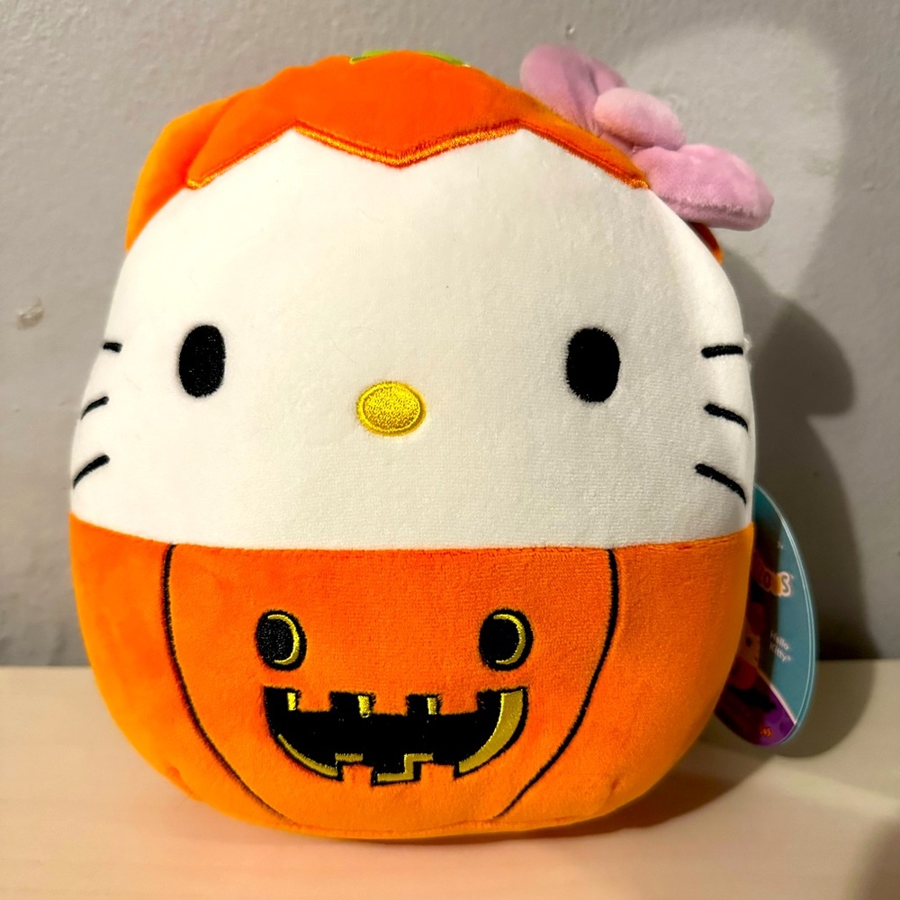 Original Sanrio Hello Kitty Pumpkin Plush 8 Inch